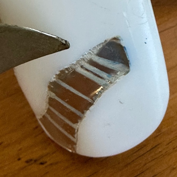 Vigneri Gold & Lucite Modernist Cuff - Picture 9 of 15